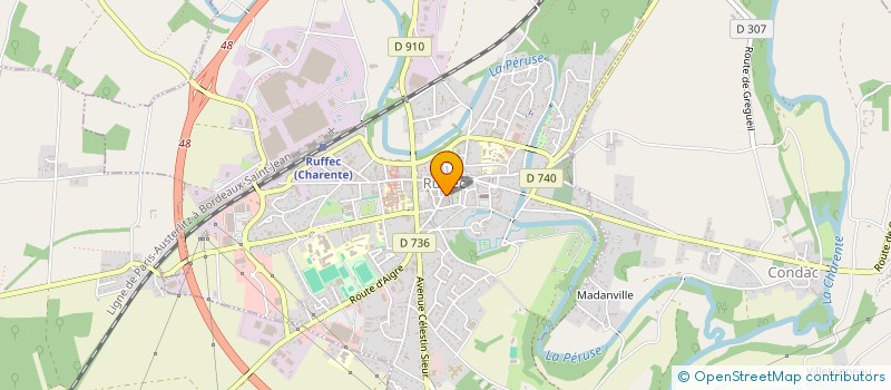 localisation de l'entreprise MADAME DOROTA CIESEK  RUFFEC