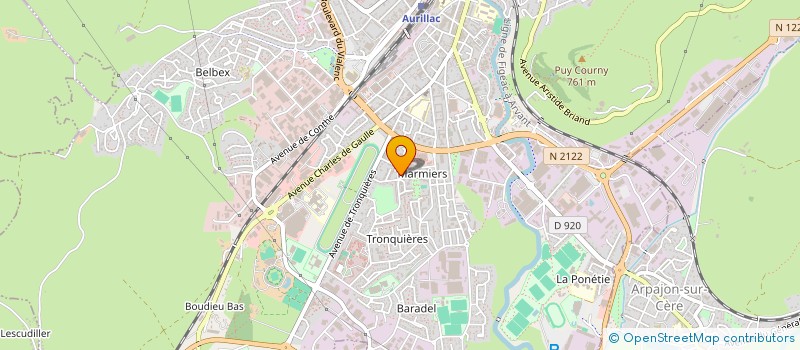 localisation de l'entreprise MADAME DOROTA GETEK à AURILLAC