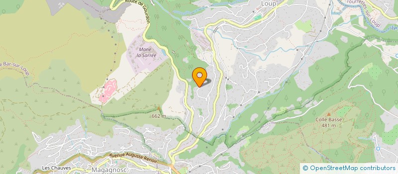 localisation de l'entreprise MADAME DOROTA KATARZYNA PRZESMYCKA à LE BAR-SUR-LOUP