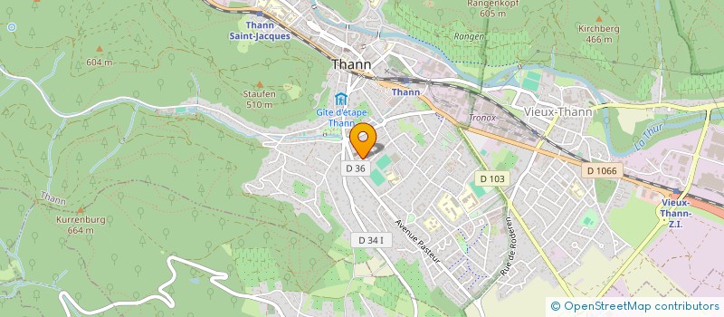localisation de l'entreprise MADAME DOROTA KATARZYNA ZAWILINSKA à THANN