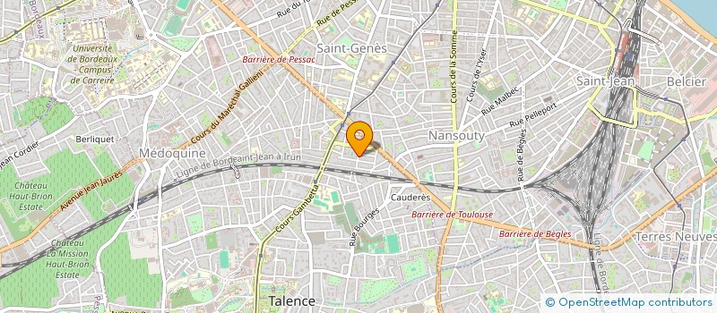 localisation de l'entreprise MADAME DOROTA KLAJN  TALENCE