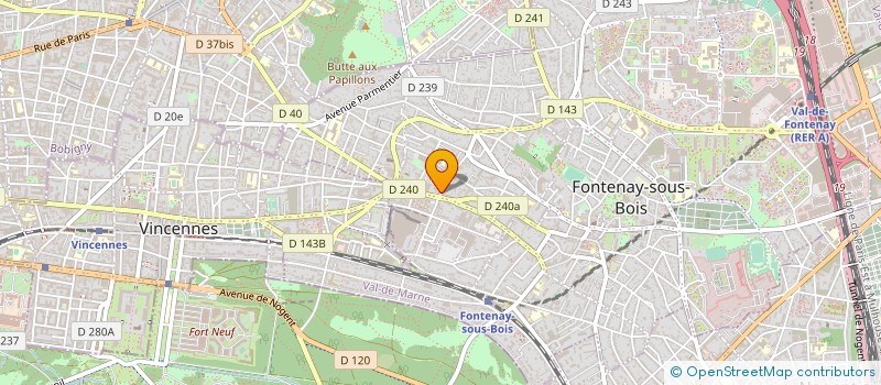 localisation de l'entreprise MADAME DOROTHE DURAND à FONTENAY-SOUS-BOIS