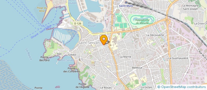 localisation de l'entreprise MADAME DOROTHE FILBIEN  SAINT-MALO