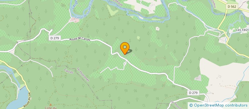 localisation de l'entreprise MADAME DOROTHEA SCHELL  LE THORONET