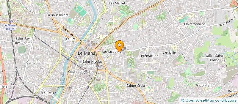 localisation de l'entreprise MADAME DOROTHEE ARENAS  LE MANS