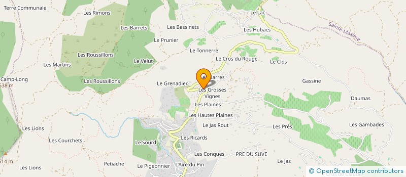 localisation de l'entreprise MADAME DOROTHEE BATTISTA  LE PLAN-DE-LA-TOUR