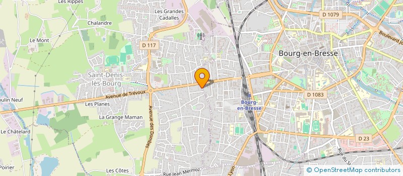 localisation de l'entreprise MADAME DOROTHEE BAYARD  SAINT-DENIS-LES-BOURG