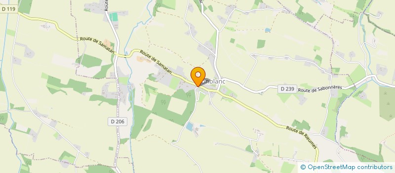 localisation de l'entreprise MADAME DOROTHEE BENEDET  POLASTRON