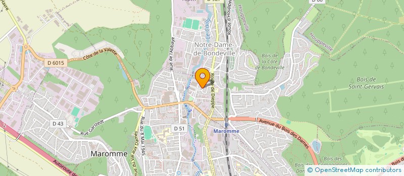 localisation de l'entreprise MADAME DOROTHEE BENEUT  MAROMME