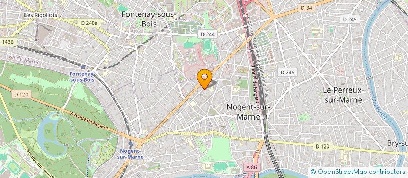 localisation de l'entreprise MADAME DOROTHEE BENKALIFA  NOGENT-SUR-MARNE