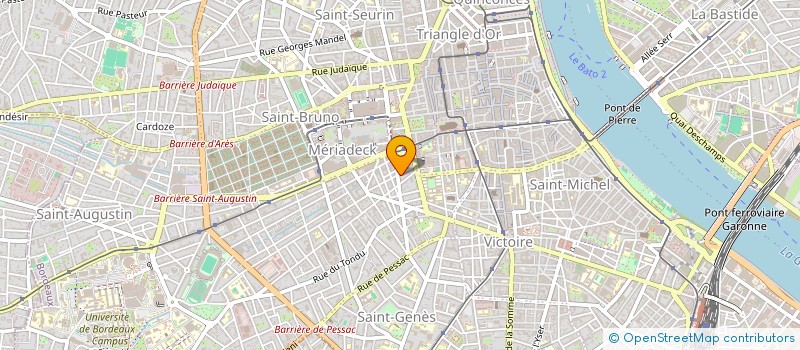 localisation de l'entreprise MADAME DOROTHEE BERNARD  BORDEAUX