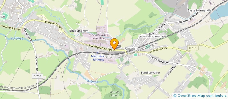 localisation de l'entreprise MADAME DOROTHEE BERNARD  RINXENT