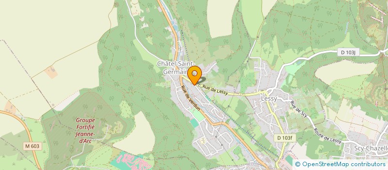 localisation de l'entreprise MADAME DOROTHEE BERNAUER-BUSSIER  SCY-CHAZELLES