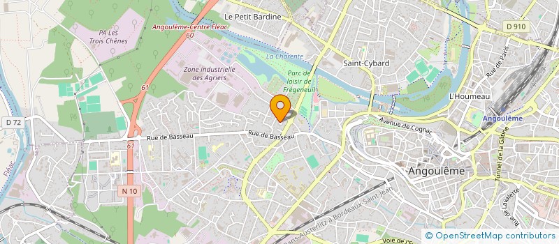 localisation de l'entreprise MADAME DOROTHEE BERTHELIER à ANGOULEME