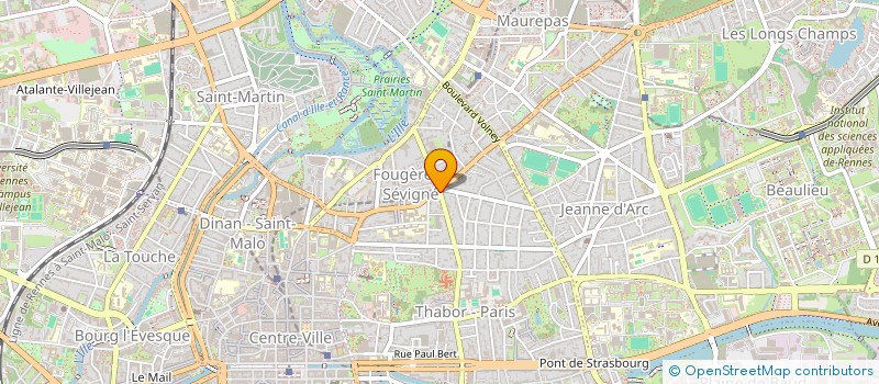 localisation de l'entreprise MADAME DOROTHEE BEUCHET  RENNES