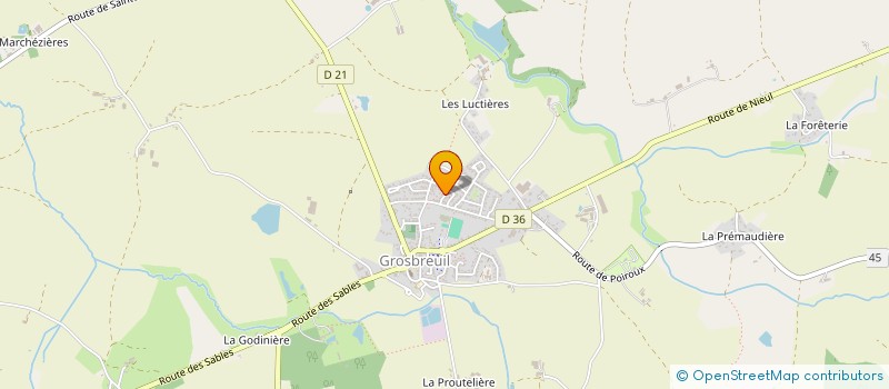 localisation de l'entreprise MADAME DOROTHEE BLANCHARD  GROSBREUIL