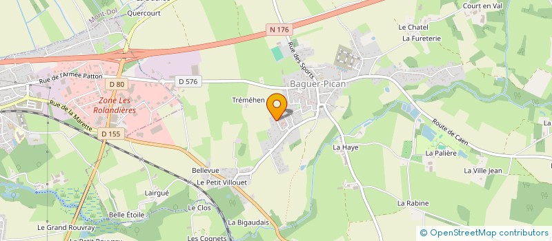 localisation de l'entreprise MADAME DOROTHEE BOISSEUX  BAGUER-PICAN