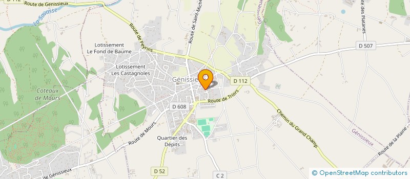 localisation de l'entreprise MADAME DOROTHEE BONNET  GENISSIEUX