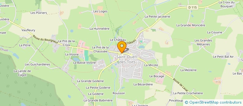 localisation de l'entreprise MADAME DOROTHEE BOUCHE à SAINT-OUEN-DES-TOITS