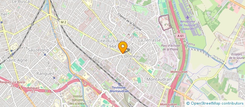 localisation de l'entreprise MADAME DOROTHEE BOURDON  TOULOUSE