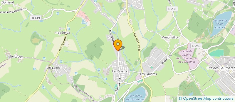 localisation de l'entreprise MADAME DOROTHEE BRENIER  SANVIGNES-LES-MINES