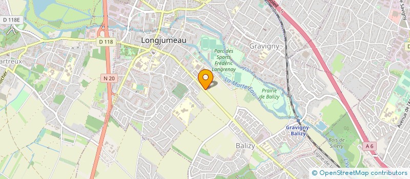 localisation de l'entreprise MADAME DOROTHEE BRUEL à LONGJUMEAU