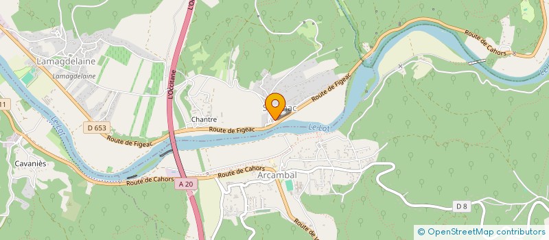 localisation de l'entreprise MADAME DOROTHEE BRUNIE  LAMAGDELAINE