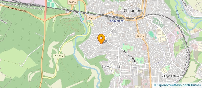 localisation de l'entreprise MADAME DOROTHEE BURGEAT à CHAUMONT