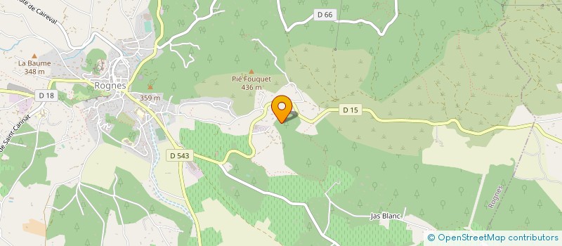 localisation de l'entreprise MADAME DOROTHEE CAILLEAUX  ROGNES