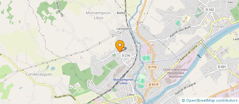 localisation de l'entreprise MADAME DOROTHEE CARLUIS à SAUVETERRE-LA-LEMANCE