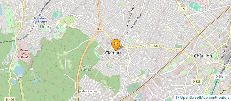 localisation de l'entreprise MADAME DOROTHEE CARON à CLAMART