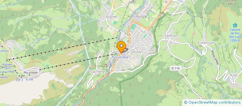 localisation de l'entreprise MADAME DOROTHEE CARRERE  SAINT-LARY-SOULAN