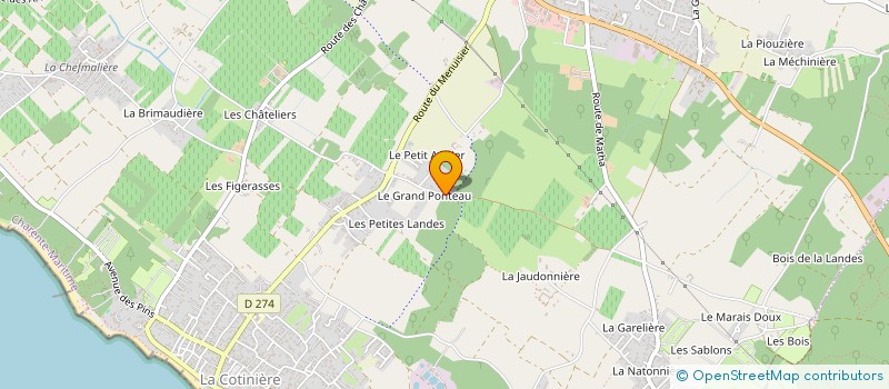 localisation de l'entreprise MADAME DOROTHEE CAUVIN  SAINT-PIERRE-D'OLERON