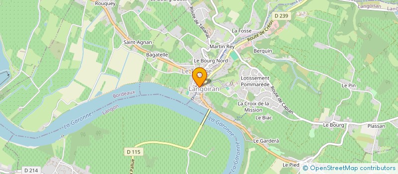 localisation de l'entreprise MADAME DOROTHEE CAYRE  LANGOIRAN