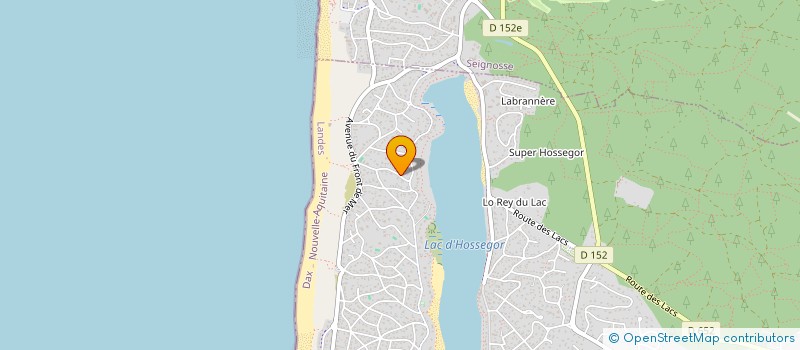 localisation de l'entreprise MADAME DOROTHEE CLAUDE  SOORTS-HOSSEGOR