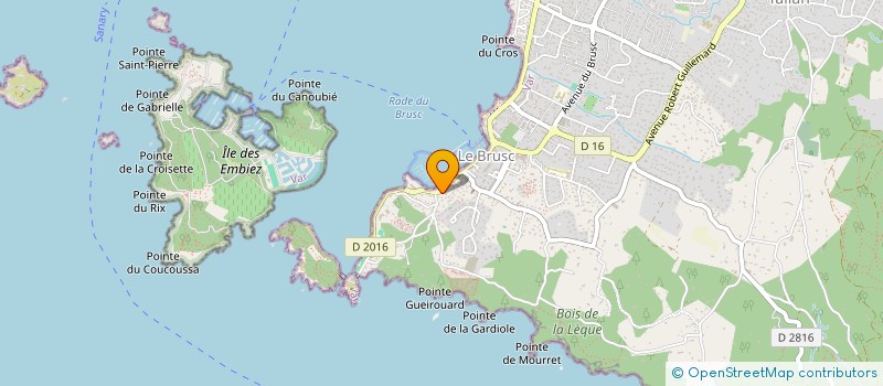 localisation de l'entreprise MADAME DOROTHEE CLAUZEL à SIX-FOURS-LES-PLAGES