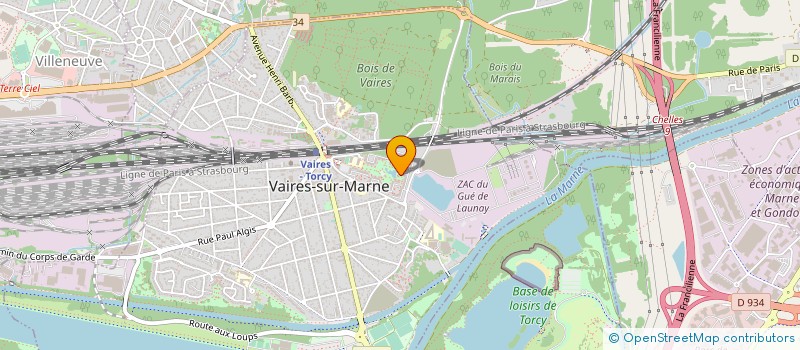 localisation de l'entreprise MADAME DOROTHEE CONEAU  VAIRES-SUR-MARNE