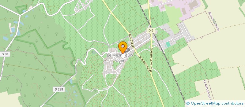 localisation de l'entreprise MADAME DOROTHEE COULIS  LE MESNIL-SUR-OGER