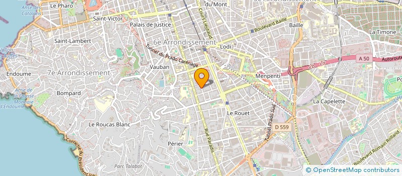 localisation de l'entreprise MADAME DOROTHEE CROULLEBOIS à MARSEILLE