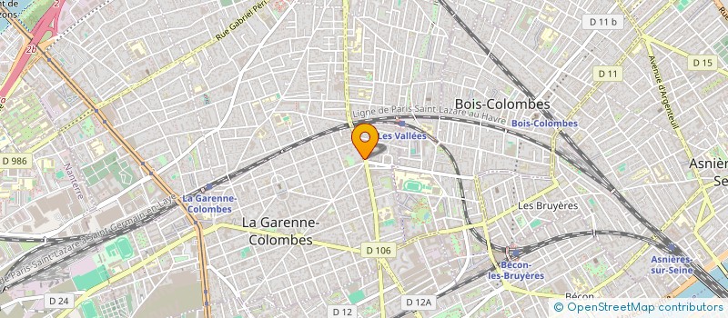 localisation de l'entreprise MADAME DOROTHEE DELBOS à LA GARENNE-COLOMBES
