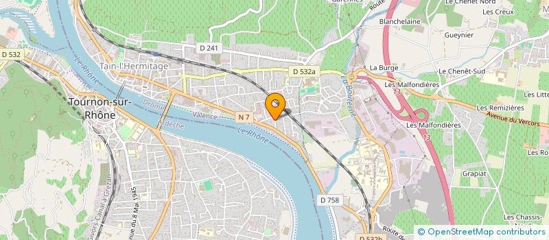 localisation de l'entreprise MADAME DOROTHEE DELESALLE  PONT-DE-L'ISERE