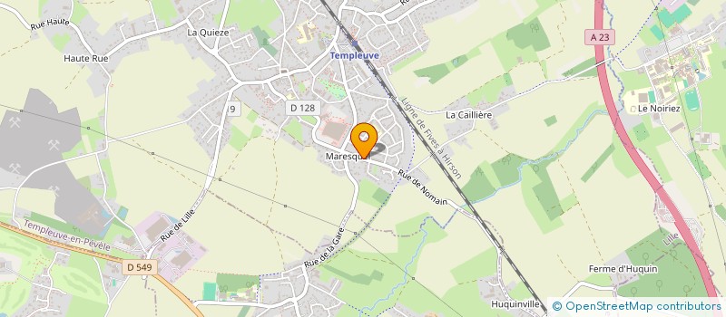 localisation de l'entreprise MADAME DOROTHEE DEPREZ  TEMPLEUVE-EN-PEVELE