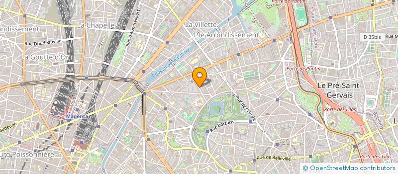 localisation de l'entreprise MADAME DOROTHEE DESCAMPS  PARIS