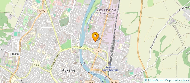 localisation de l'entreprise MADAME DOROTHEE DESCAMPS à AUXERRE