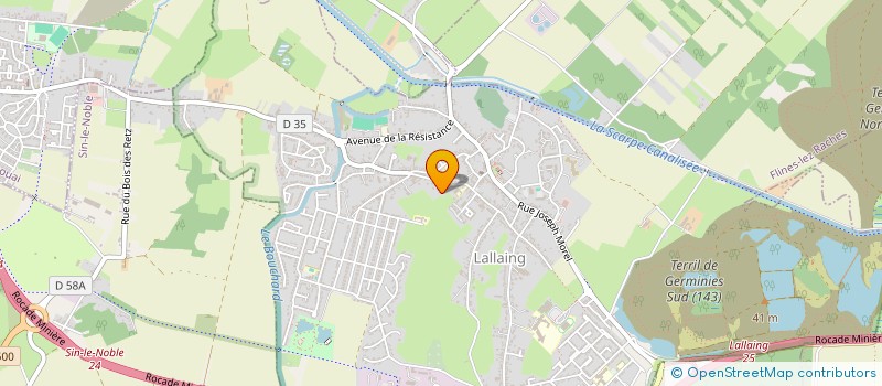 localisation de l'entreprise MADAME DOROTHEE DOISY à LALLAING