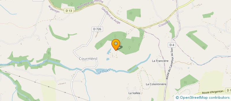 localisation de l'entreprise MADAME DOROTHEE DU MESNIL DU BUISSON  GOUFFERN EN AUGE