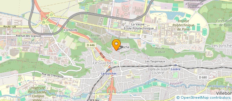 localisation de l'entreprise MADAME DOROTHEE DUCHADEAU  ORSAY