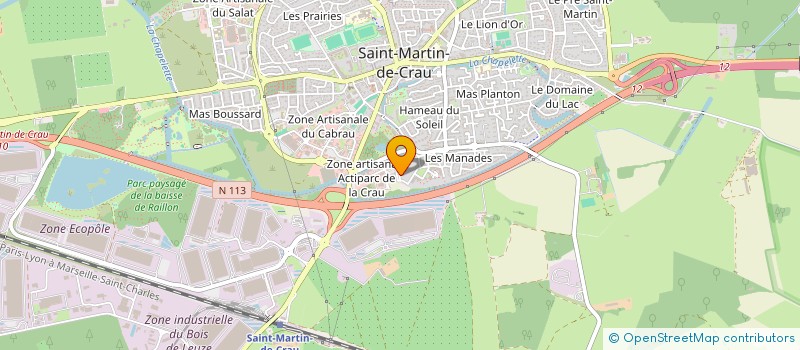 localisation de l'entreprise MADAME DOROTHEE DUPUY à SAINT-MARTIN-DE-CRAU
