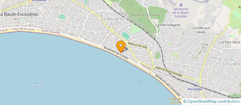 localisation de l'entreprise MADAME DOROTHEE DURAND à LA BAULE-ESCOUBLAC