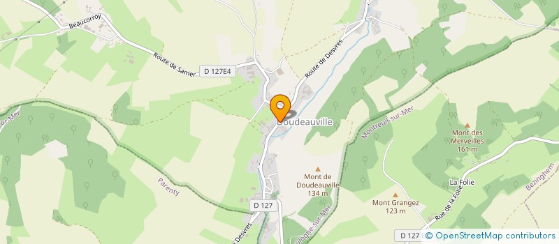 localisation de l'entreprise MADAME DOROTHEE DURIEZ  DOUDEAUVILLE